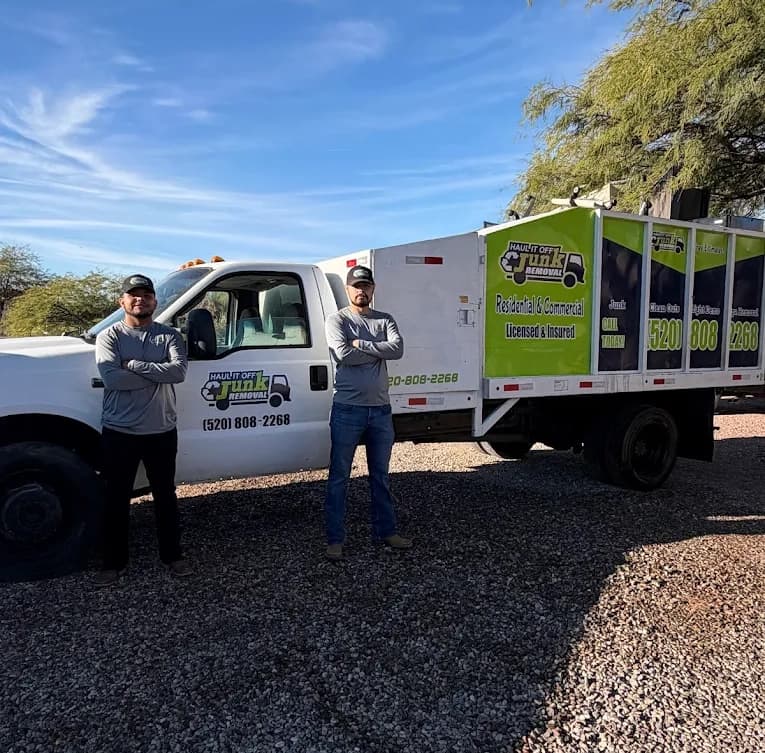 Haul It Off Junk Removal team in Tucson, AZ
